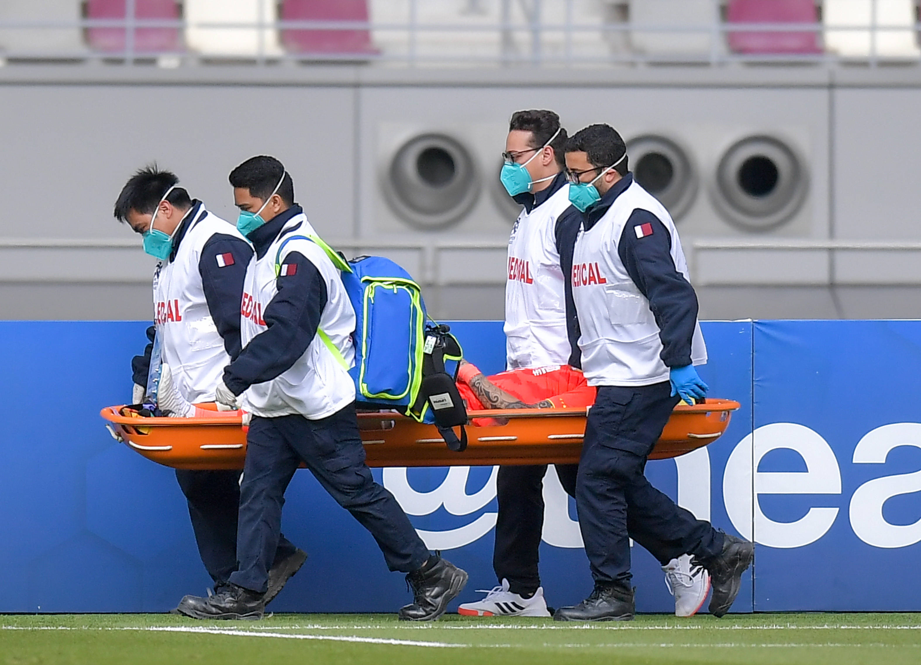 纳米比亚足球队球员受伤，无法比赛